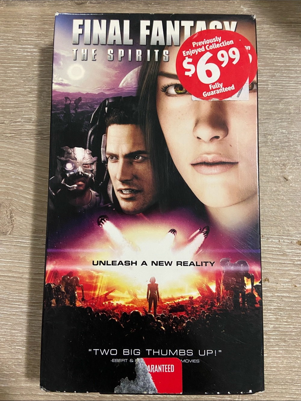 Final Fantasy The Spirits Within (2001) VHS Movie
